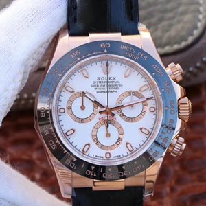 Replica Rolex Daytona Cosmograph 116515LN Noob Factory White Dial