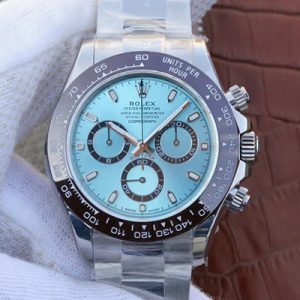 Replica Rolex Daytona Cosmograph 116506 Noob Factory Ice Blue Dial