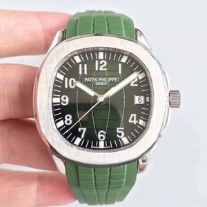 Replica Patek Philippe Aquanaut Jumbo 5167A PF Factory Green Dial