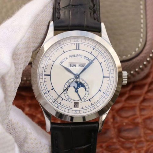 Replica Patek Philippe Annual Calendar 5396G-001 KM Factory White Dial