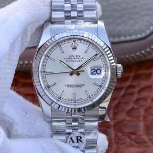 Replica Rolex Datejust 36MM 116234 V2 AR Factory Silver Dial