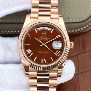 Replica Rolex Day Date 40mm 228235 EW Factory Brown Dial