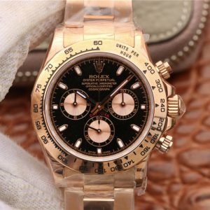 Replica Rolex Daytona Cosmograph 116508-001 JH Factory Black Dial