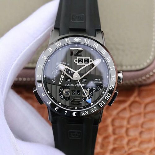 Replica Ulysse Nardin El Toro 322-00-3 All Working GMT Calendar Grey Dial