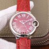 Replica Ballon Bleu De Cartier 33MM WSBB0022 TW Factory Red Dial