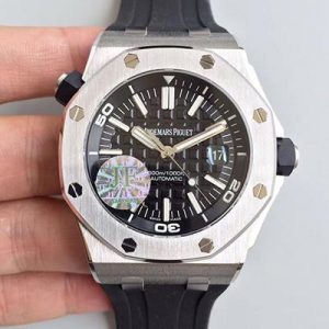 Replica Audemars Piguet Royal Oak Offshore Diver 15710ST.OO.A002CA.01 JF Factory V9 Black Dial