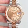 Replica Rolex Datejust 116234 36mm AR Factory Rose Gold Dial