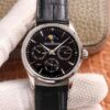 Replica Jaeger-LeCoultre Master Ultra Thin Moon Perpetual Calendar 1308470 V9 Factory Black Dial