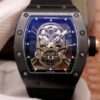 Replica Richard Mille RM052-01 ZF Factory Black Ceramic Grey Skull Dial