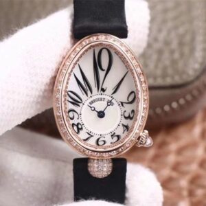 Replica Breguet Reine De Naples 8928BR/5W/844 DD0D ZF Factory Rose Gold Diamond