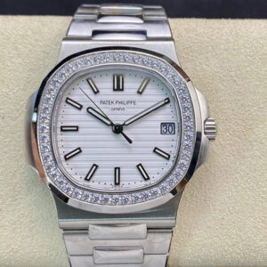 Replica Patek Philippe Nautilus 5713/1G-010 PPF Factory V4 White Dial