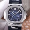 Replica Patek Philippe Nautilus 5712/1A-001 PF Factory Blue Dial Leather Strap