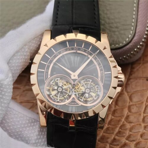 Replica Roger Dubuis Excalibur RDDBEX0280 JB Factory Black Strap