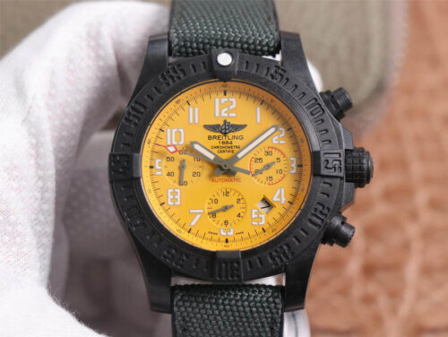 Replica Breitling Avenger Hurricane 12H XB0180E41I1W1 GF Factory Yellow Dial