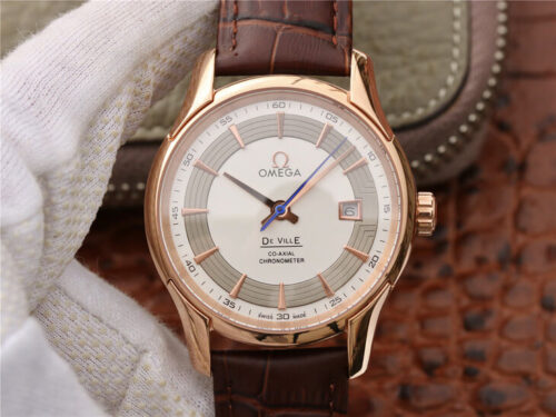 Replica Omega De Ville 431.63.41.21.02.001 VS Factory Brown Strap