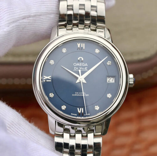 Replica Omega De Ville 424.10.33.20.53.001 MKS Factory Stainless Steel Strap