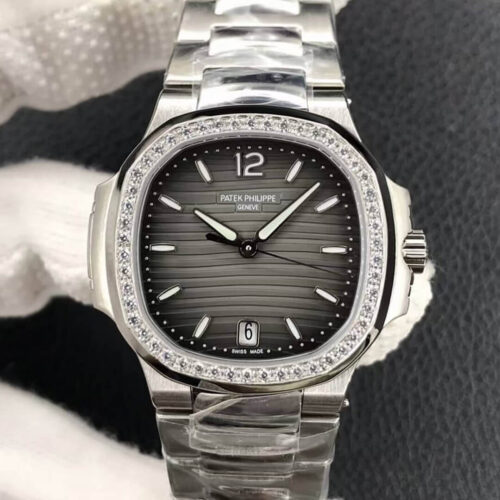 Replica Patek Philippe Nautilus Ladies 7118-1200A-011 PF Factory Stainless Steel Strap