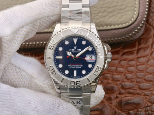 Replica Rolex Yacht Master 268622 AR Factory White Strap