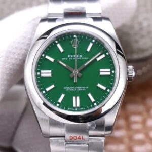 Replica Rolex Oyster Perpetual M124300-0005 41MM EW Factory Green Dial