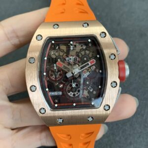 Replica Richard Mille RM011 KV Factory Rubber Strap