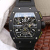 Replica Richard Mille RM-011 KV Factory Black Case