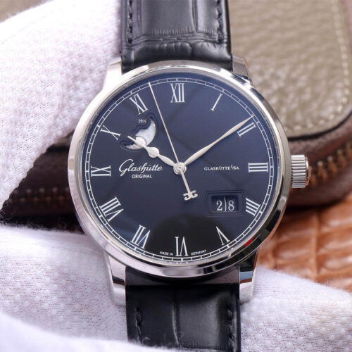 Replica Glashutte Senator 1-36-04 V9 Factory Stainless Steel Bezel