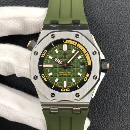 Replica Audemars Piguet Royal Oak Offshore 15720ST.OO.A052CA.01 BF Factory Green Strap