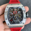 Replica Richard Mille RM011 KV Factory Rubber Strap