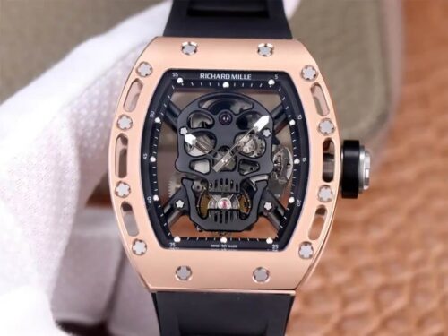 Replica Richard Mille RM52-01 Tourbillon JB Factory Skull Dial