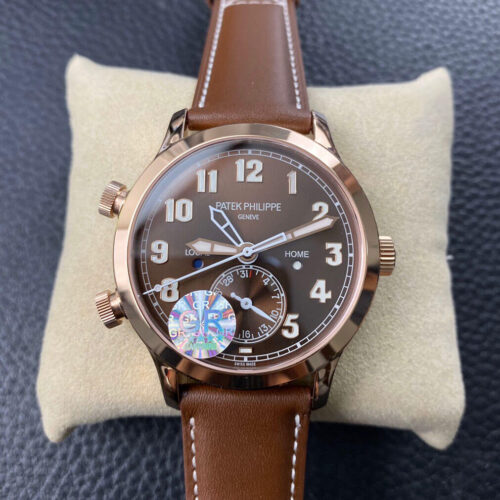 Replica Patek Philippe Calatrava 5524R-001 GR Factory Brown Strap