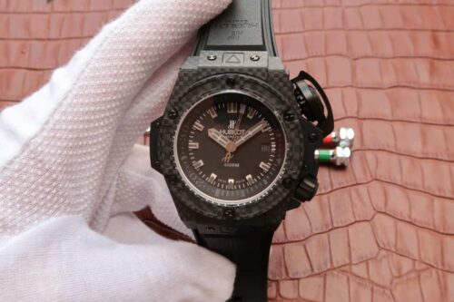 Replica Hublot King Power Oceanographic 4000M 731.QX.1140.RX V6 Factory Black Strap