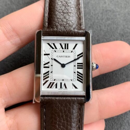 Replica Cartier Tank WSTA0030 K11 Factory Stainless Steel Bezel