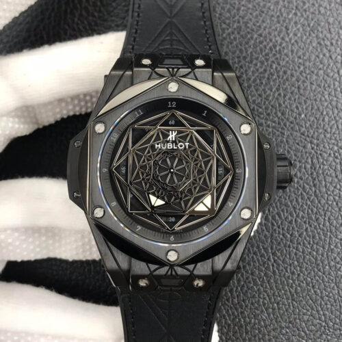 Replica Hublot Big Bang 415.CX.1112.VR.MXM18 WWF Factory Black Strap