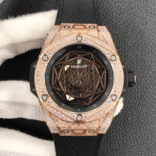 Replica Hublot Big Bang WWF Factory Diamond-Set Bezel