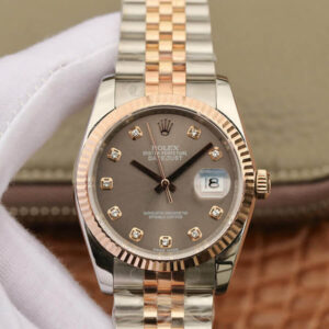 Replica Rolex Datejust 116231 GM Factory Diamond-Set Bezel