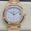 Replica Patek Philippe Nautilus PPF Factory White Dial