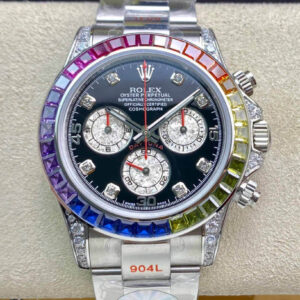 Replica Rolex Daytona Cosmograph 116599 RBOW JH Factory Stainless Steel Strap