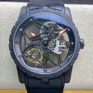 Replica Roger Dubuis Excalibur DBEX0577 BBR Factory Skeleton Dial