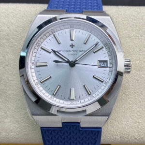 Replica Vacheron Constantin Overseas 4500V 8F Factory Blue Rubber Strap