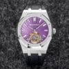 Replica Audemars Piguet Royal Oak Tourbillon R8 Factory Purple Dial