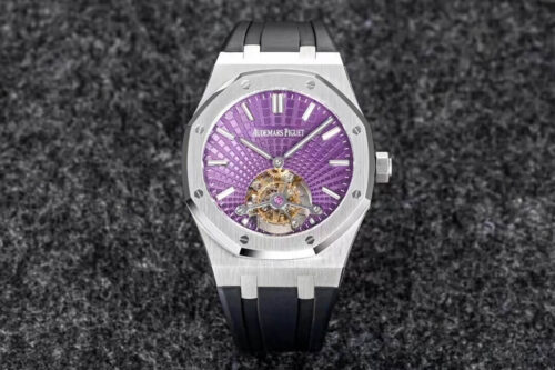 Replica Audemars Piguet Royal Oak Tourbillon R8 Factory Purple Dial