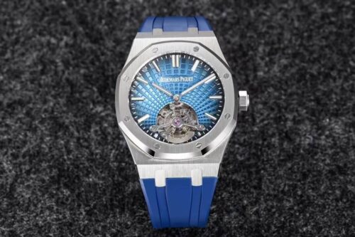 Replica Audemars Piguet Royal Oak Tourbillon R8 Factory Blue Strap