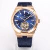 Replica Vacheron Constantin Overseas Tourbillon 6000V/110R-B733 BBR Factory Blue Strap