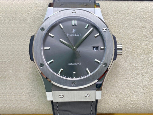 Replica Hublot Classic Fusion 542.NX.7071.LR 42MM WWF Factory Grey Strap