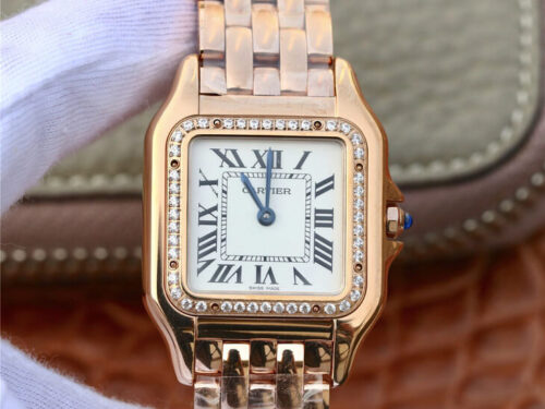 Replica Panthere De Cartier WJPN0009 27MM 8848 Factory White Dial