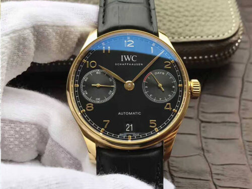 Replica IWC Portugieser IW500101 ZF Factory Black Strap