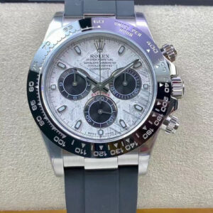 Replica Rolex Daytona M116519LN-0038 Noob Factory Grey Rubber Strap