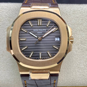 Replica Patek Philippe Nautilus 5711R 3K Factory Brown Strap