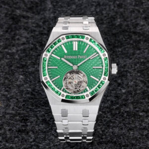 Replica Audemars Piguet Royal Oak Tourbillon 26532IC.EE.1220TI.01 R8 Factory Green Dial