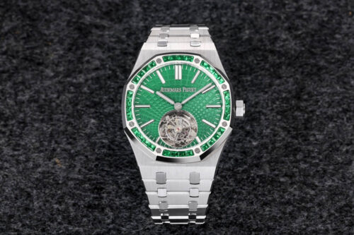 Replica Audemars Piguet Royal Oak Tourbillon 26532IC.EE.1220TI.01 R8 Factory Green Dial